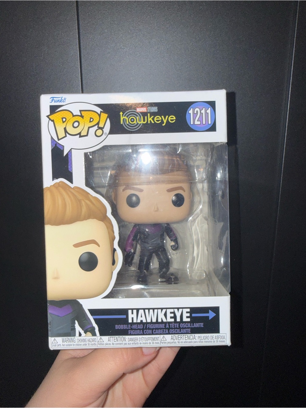 Funko Hawkeye Pop! Vinyl Figure - Purple and Black